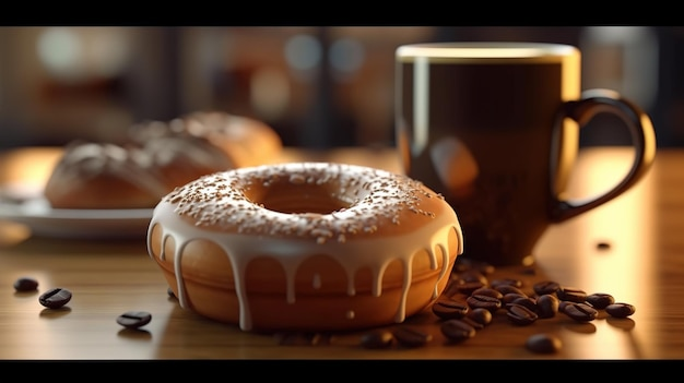 Coffee-Glazed Donuts: A Sweet Morning Treat