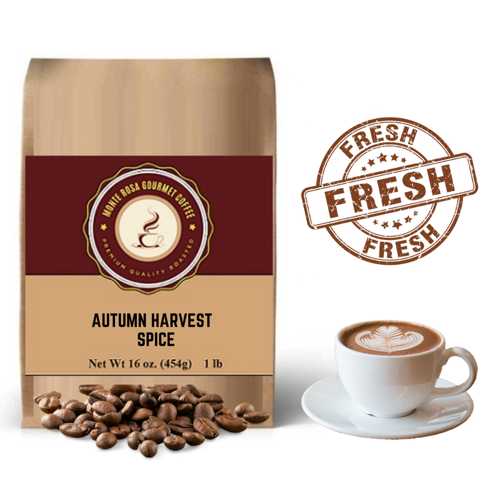 Fall Promo: Autumn Harvest Spice Flavored Coffee.