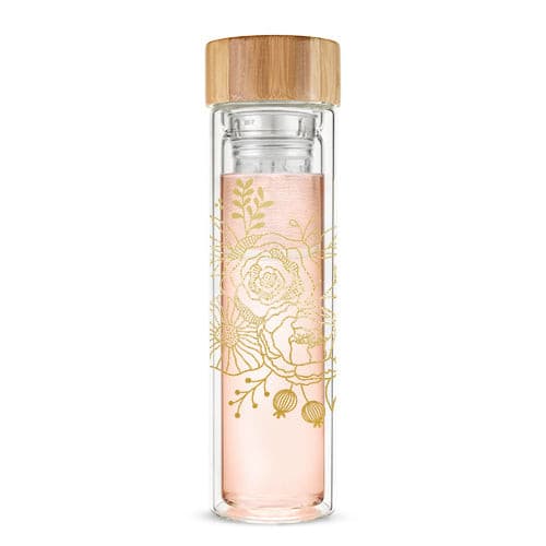 Blair™ Bouquet Glass Travel Infuser Mug by Pinky.