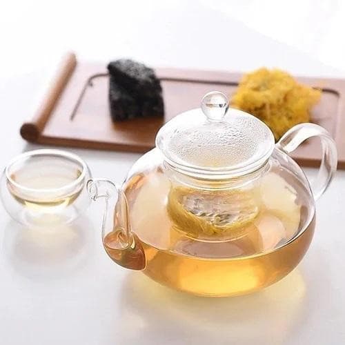 Wilmax Thermo Glass Tea Pot 20 Fl Oz | High temperature and shock.