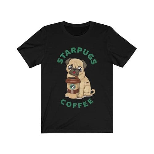 Pug Loves Coffee Dogs Lover.