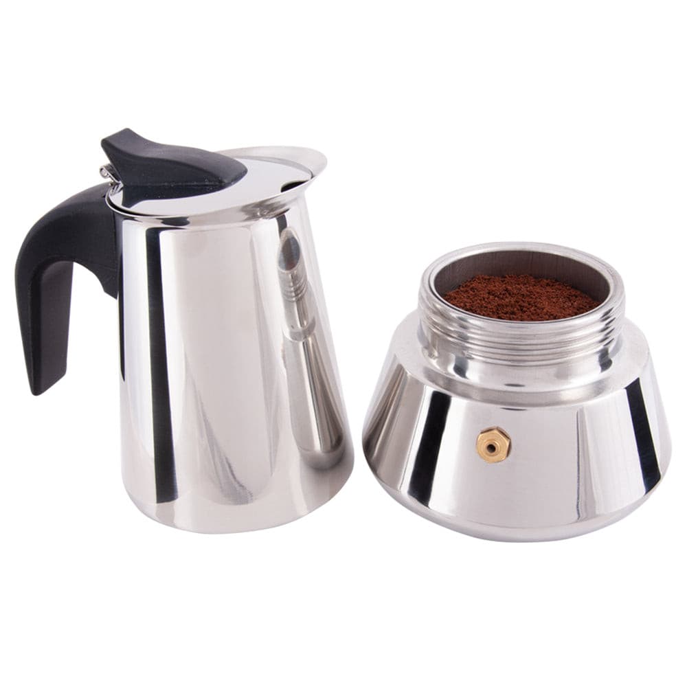Biggcoffee Stovetop Espresso Maker, Moka Pot, Italian Coffee Maker,- 4 cup.
