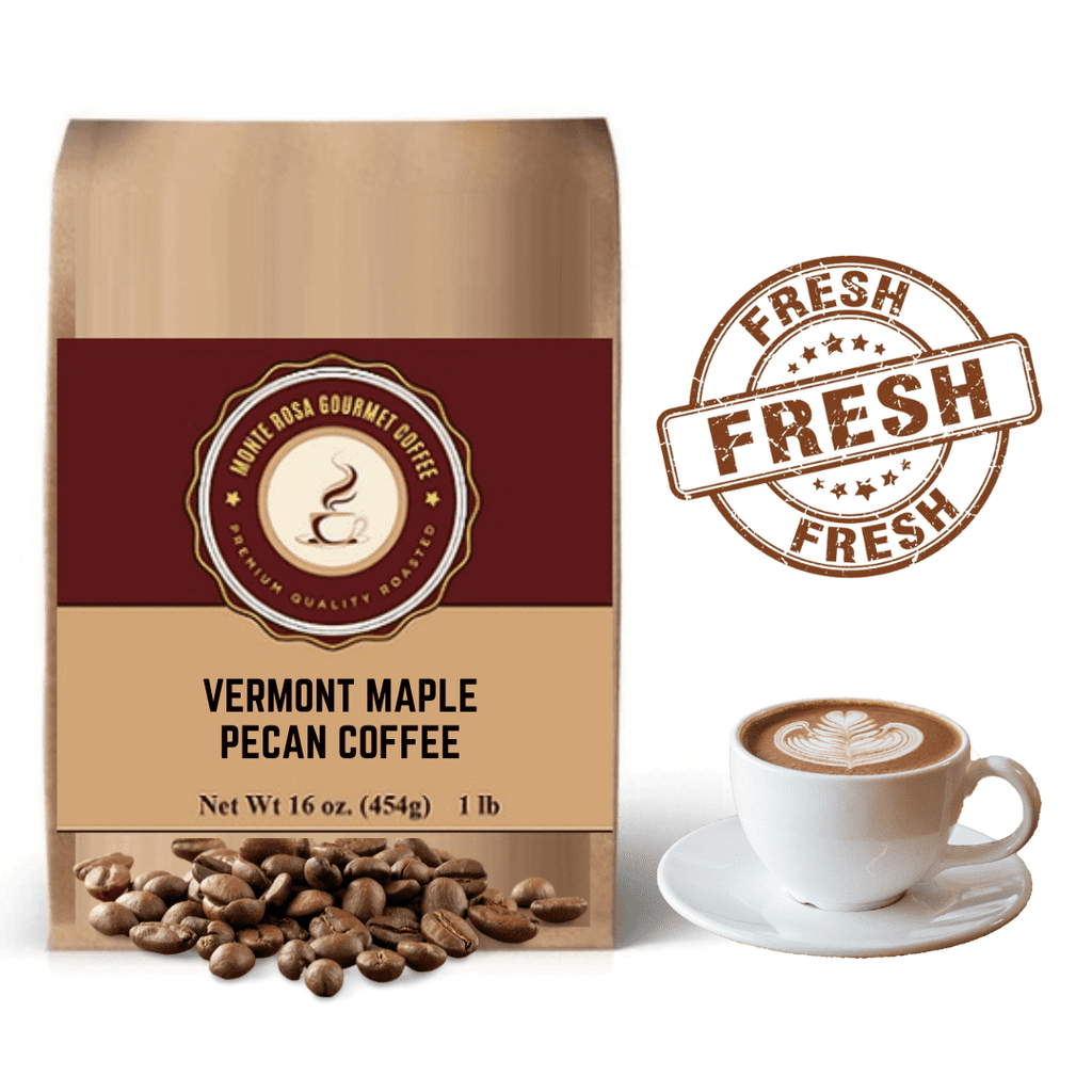 Vermont Maple Pecan Flavored Coffee.