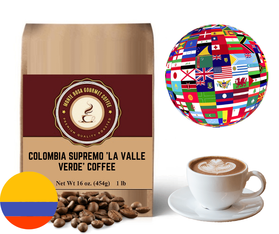 Colombia Supremo 'La Valle Verde' Coffee.