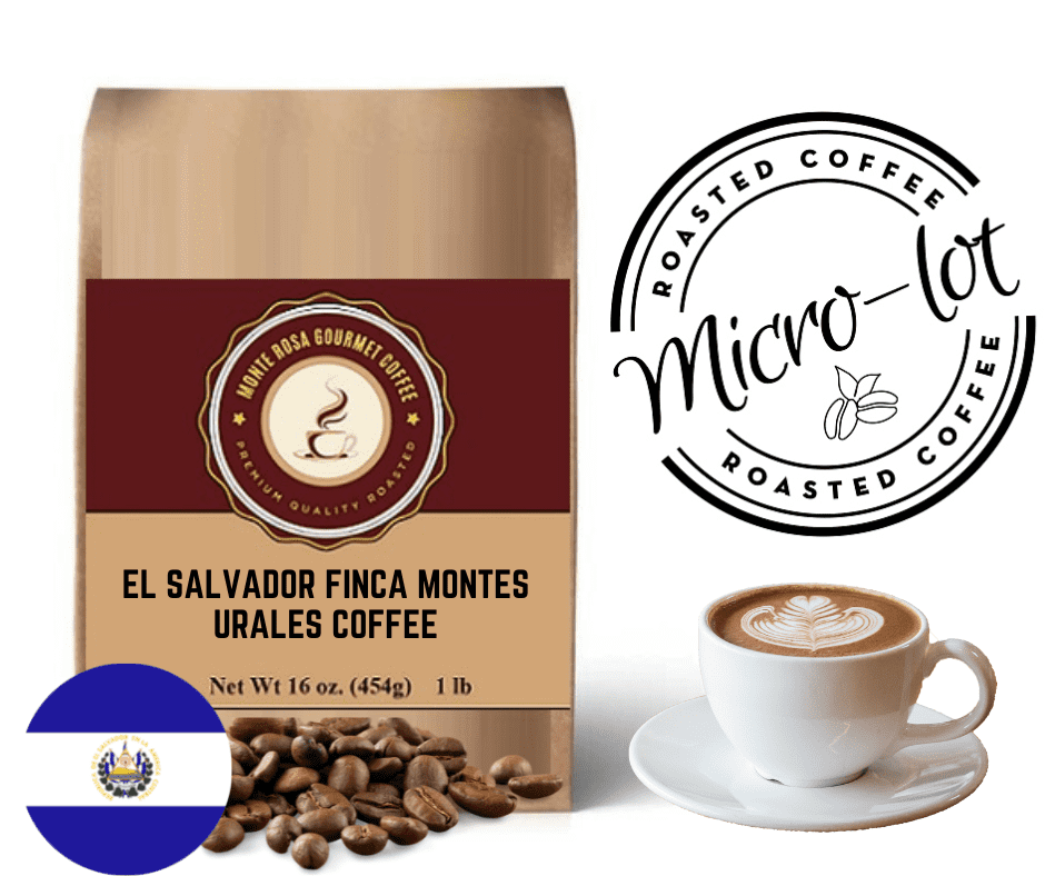 El Salvador Finca Montes Urales Coffee.