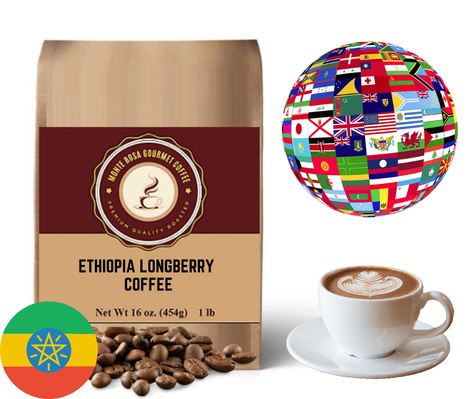 Ethiopia Longberry Coffee.