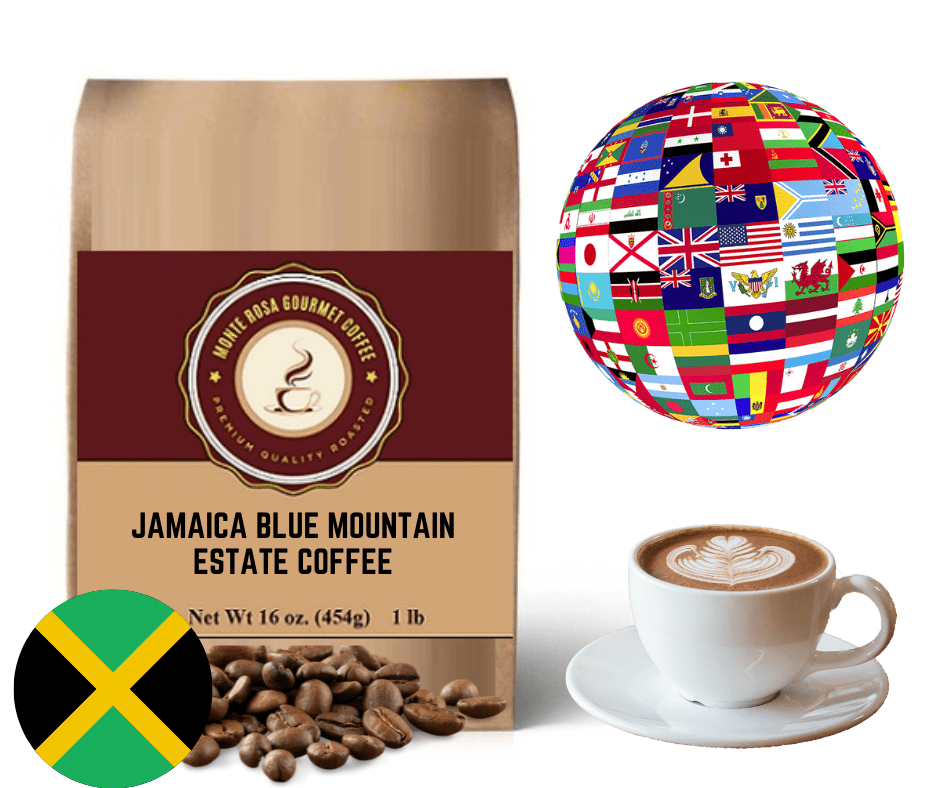 Jamaica Blue Mountain Estate Coffee.