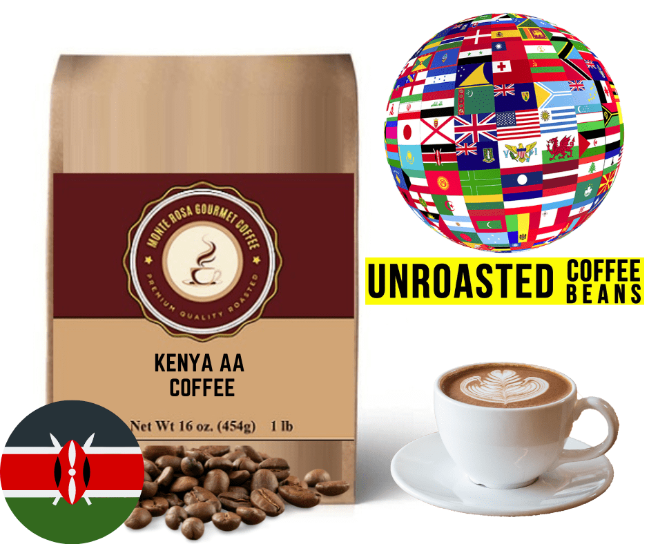 Kenya AA Coffee - Green/Unroasted.