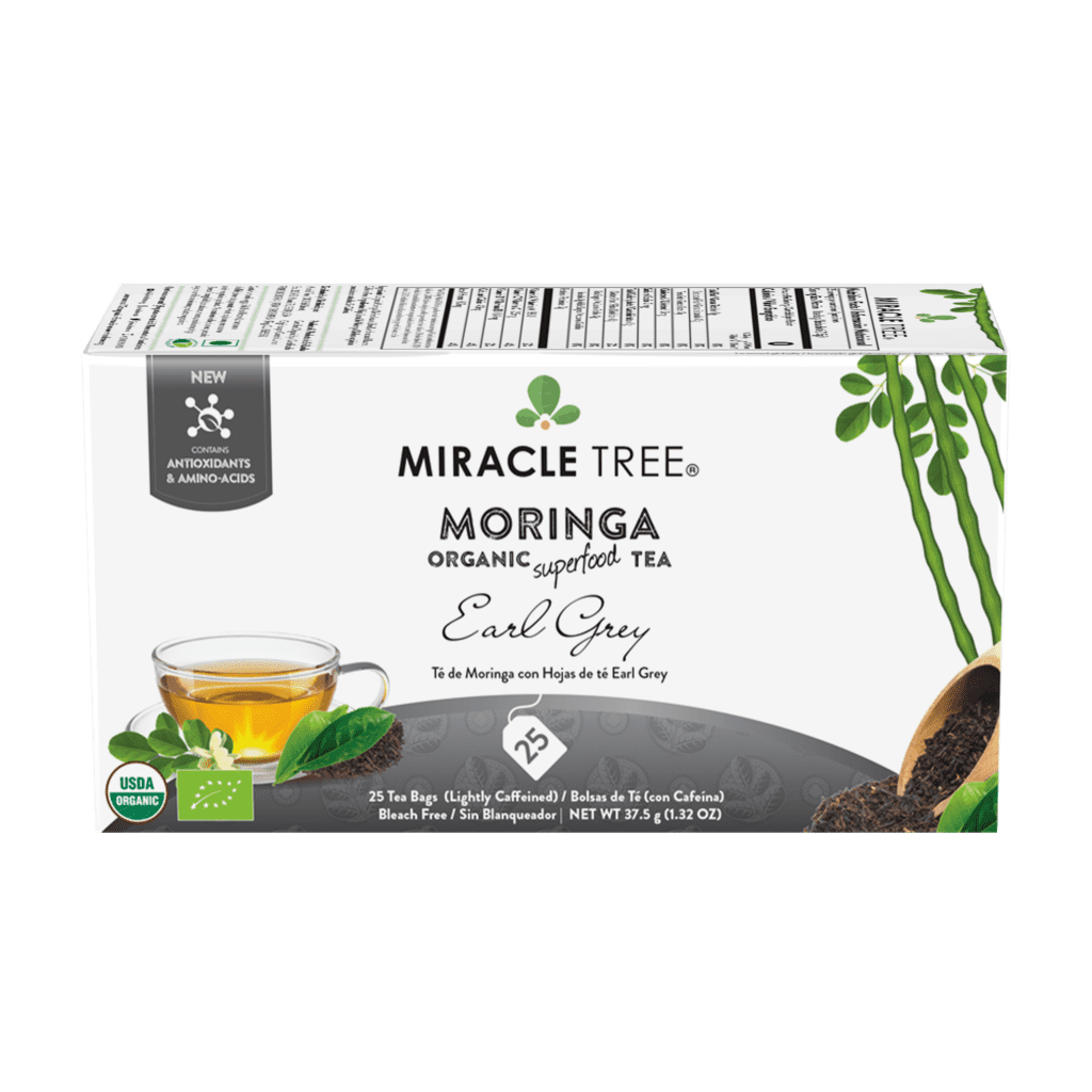 Miracle Tree Organic Moringa Tea Earl Grey.