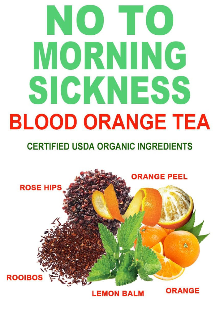 Pregnancy Morning Sickness Tea - Blood Orange: 40 Cups.
