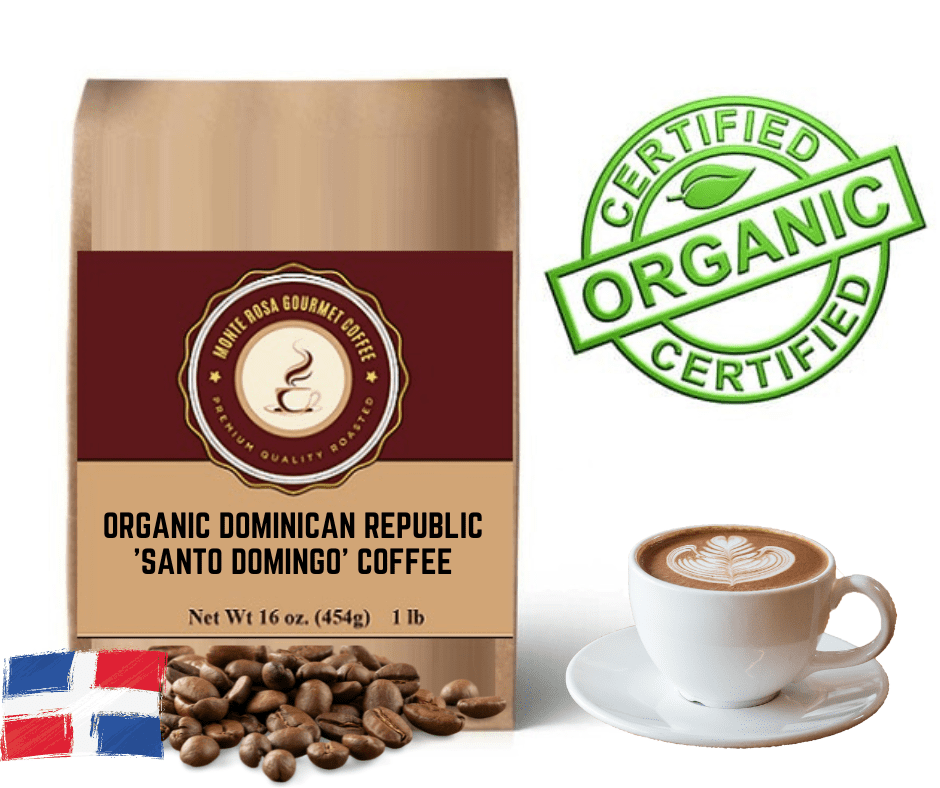 Organic Dominican Republic 'Santo Domingo' Coffee - Green/Unroasted.