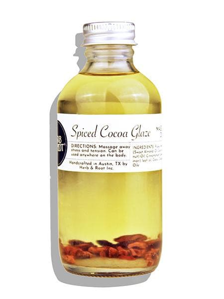 Spiced Cocoa Glaze Massage Oil.