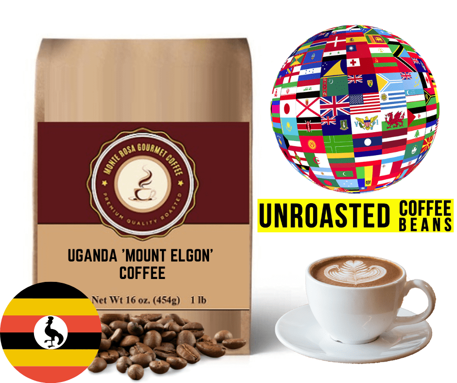 Uganda 'Mount Elgon' Coffee - Green/Unroasted.