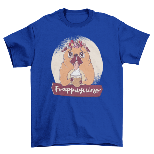 Pug Frappuccino T-shirt.