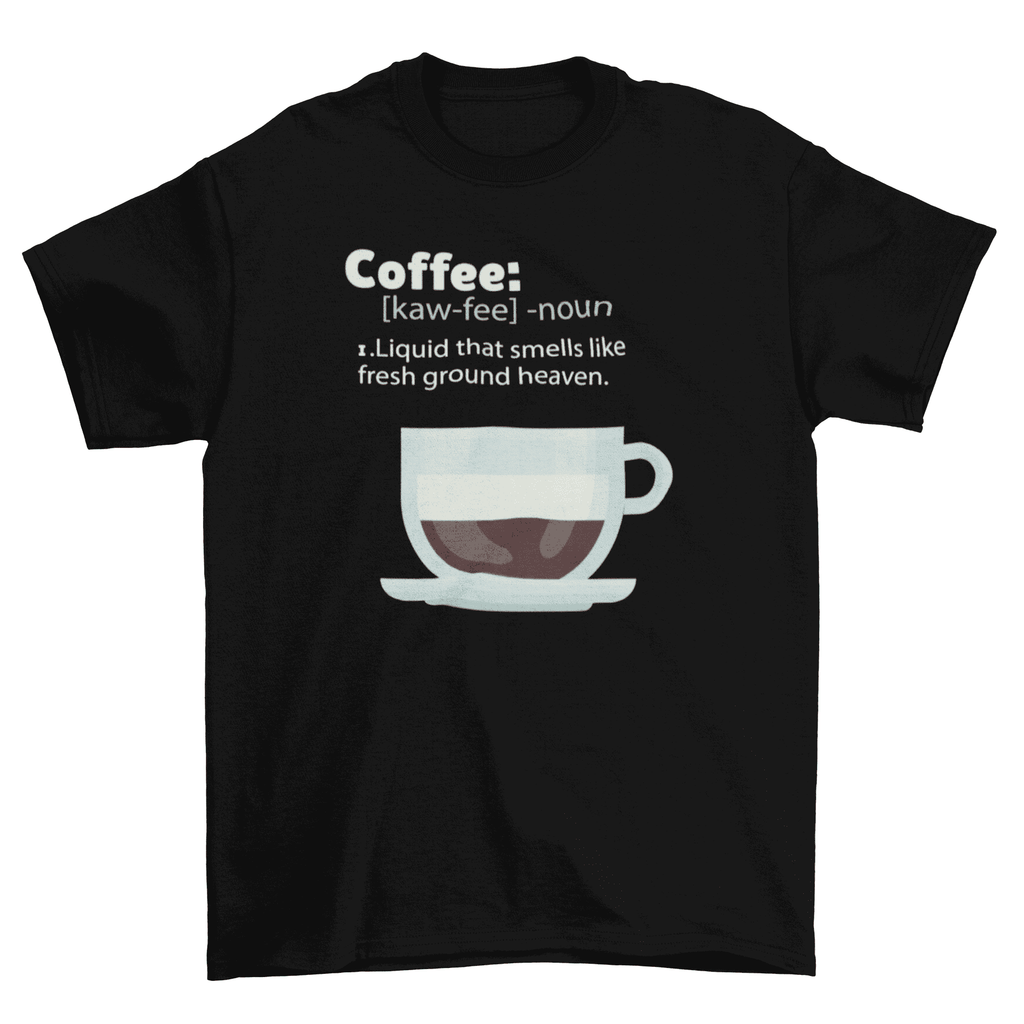 Coffee definition t-shirt.