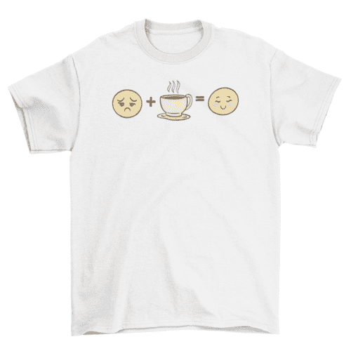 Coffee emojis t-shirt.