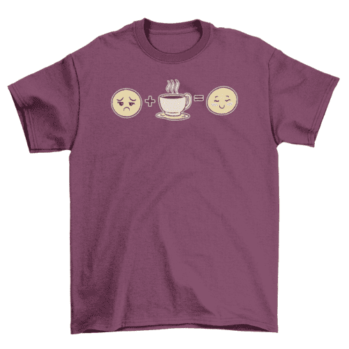 Coffee emojis t-shirt.