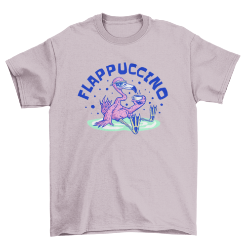 Flappuccino t-shirt design.
