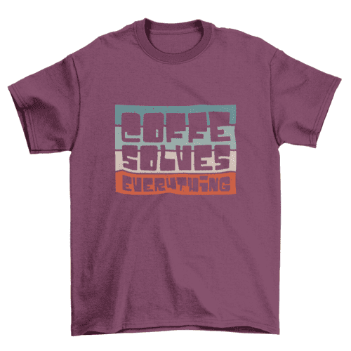 Retro coffee t-shirt.