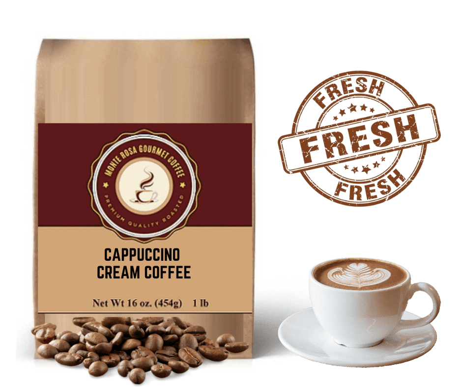 Cappuccino Cream Flavored Coffee.