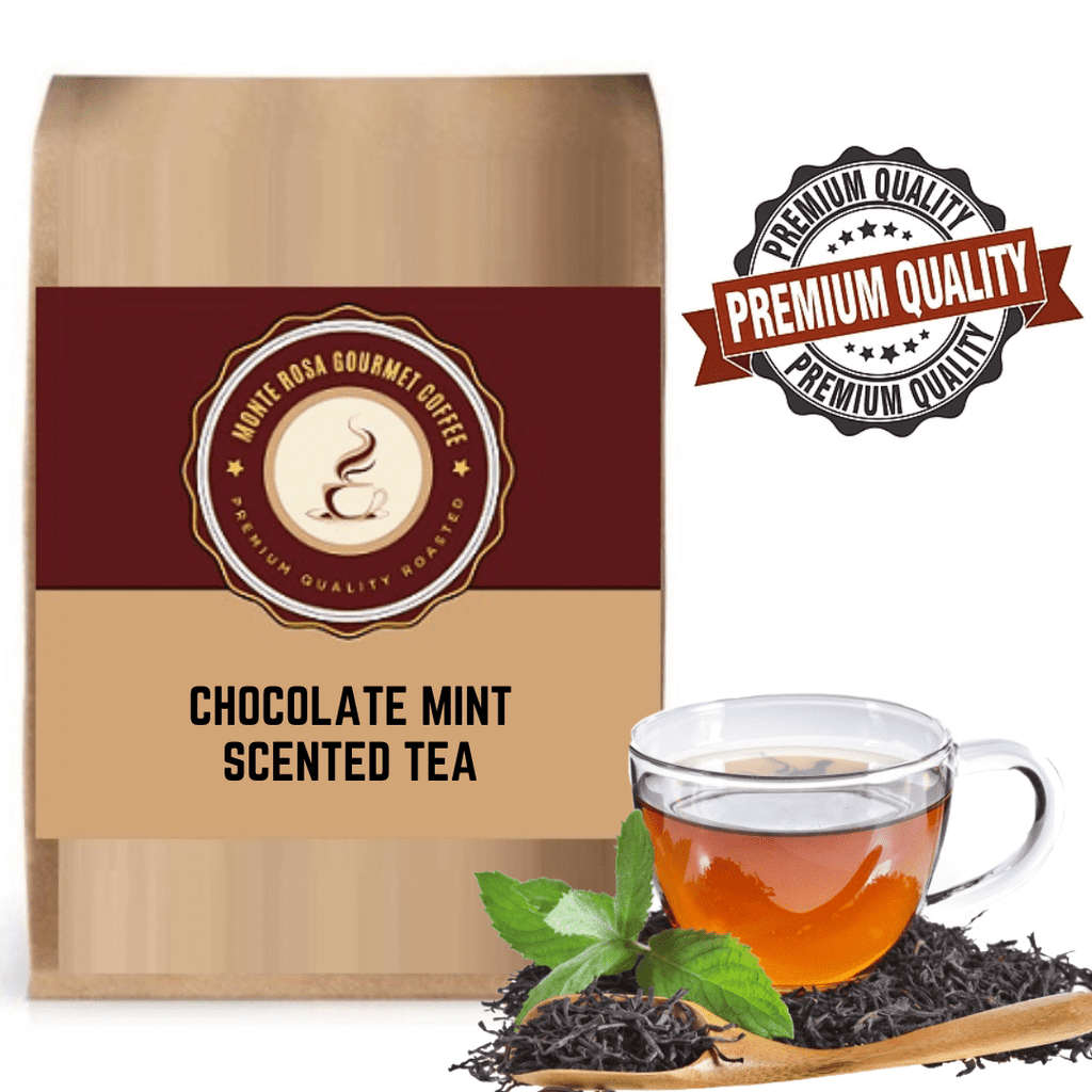 Chocolate Mint Scented Flavored Tea.