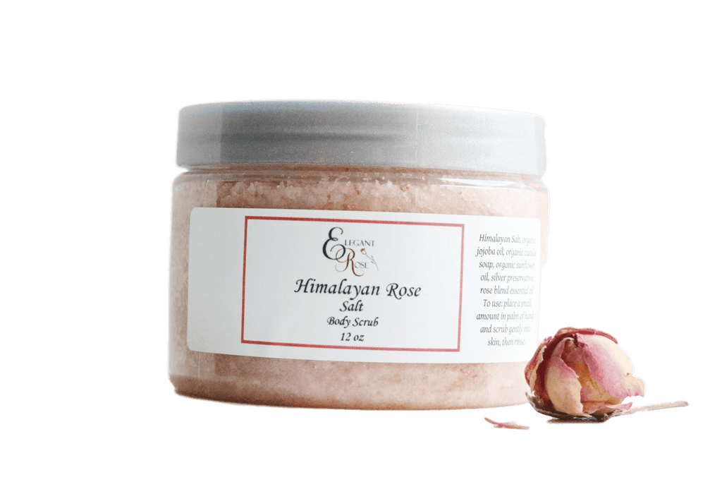 Himalayan Rose Salt Body Scrub - Moisturizing,.