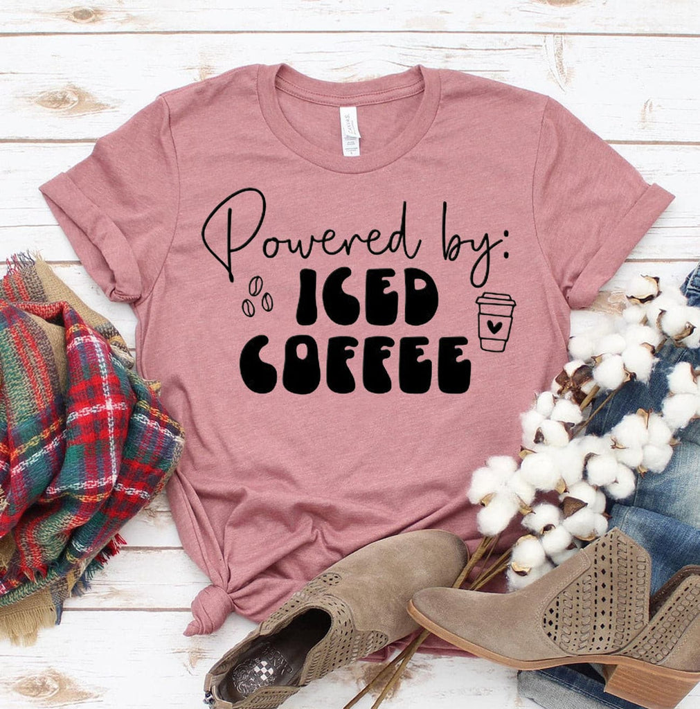 Powered By Iced Coffee T-shirt.