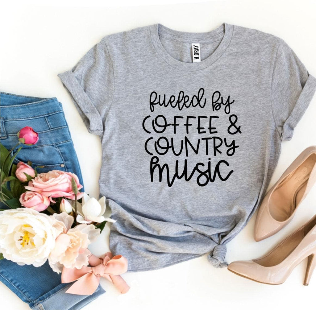 Fueled By Coffee And Country Music T-shirt.
