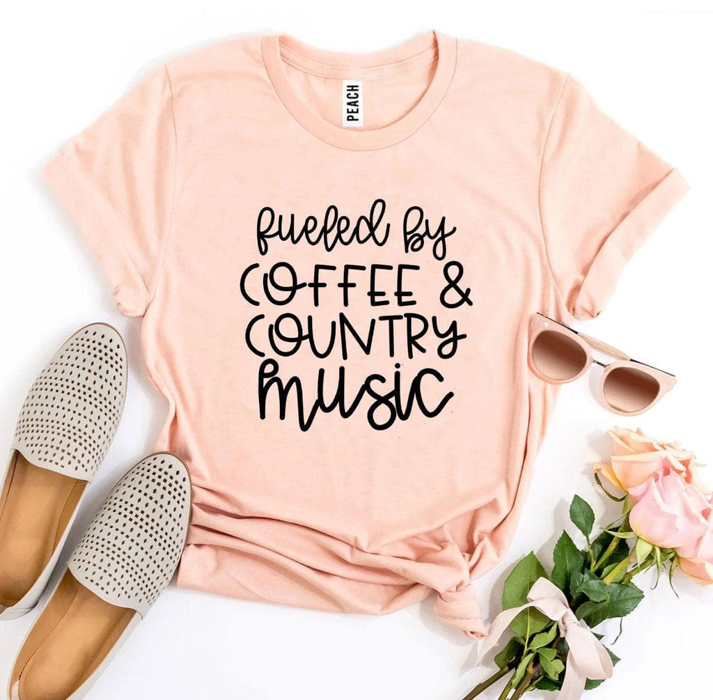 Fueled By Coffee And Country Music T-shirt.
