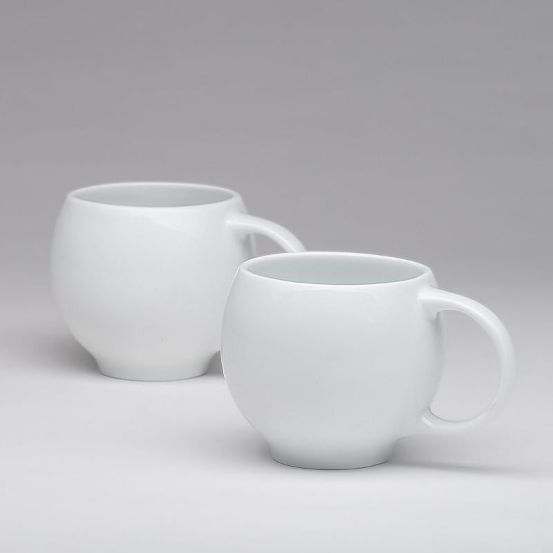 EVA 3-piece teaset - White porcelain.