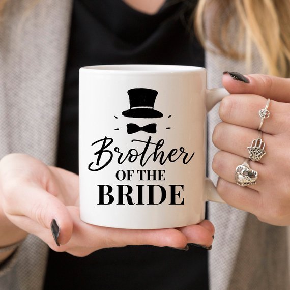 Coffee Mug, Brother Of The Bride, Top Hat,  Tea,.