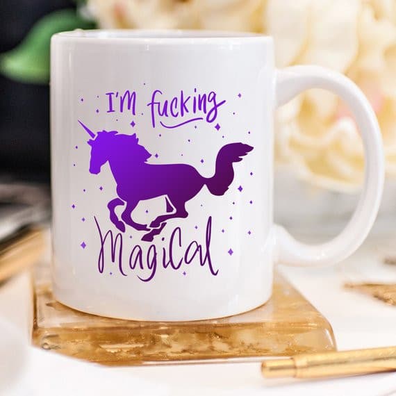 I'm F*cking Magical Unicorn Mug, Unicorn Mug,.