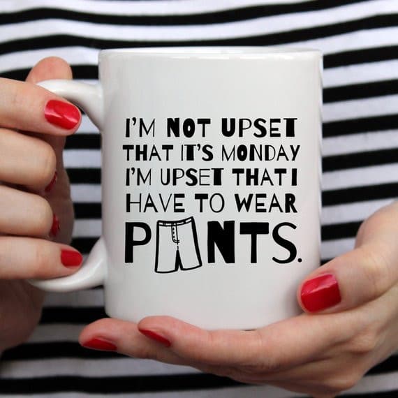 Funny Coffee Mug Gifts - I'm Not Upset That It's.
