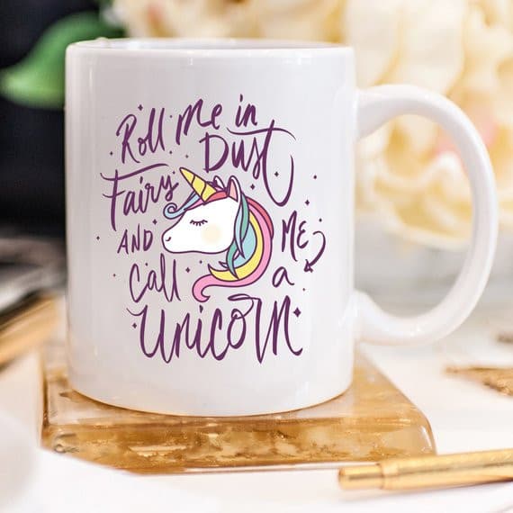 Unicorn Coffee Cup, Funny Coffee Mug for the.