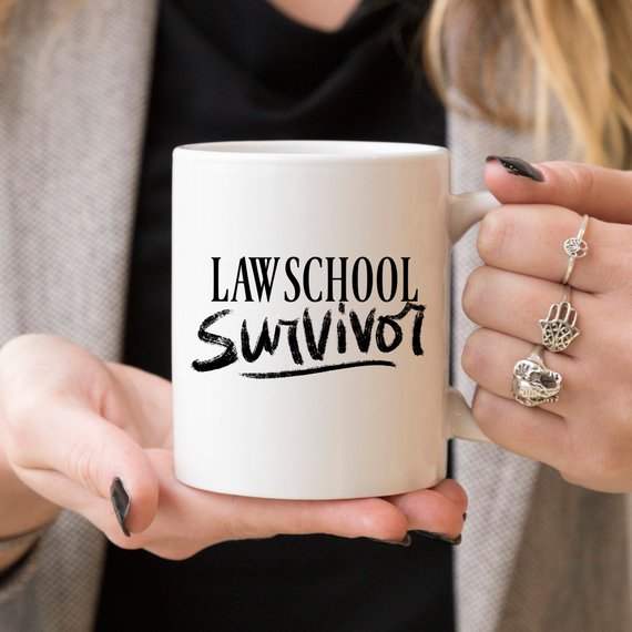Law Student Coffee Mug, Law School Survivor, Law.