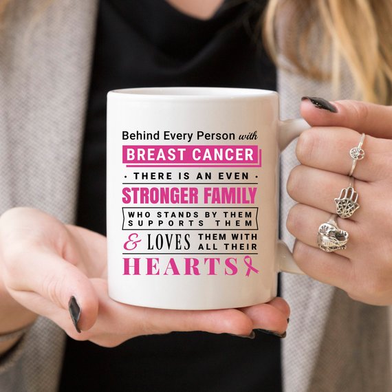 Breast Cancer Coffee Mug - Behind Every Person.