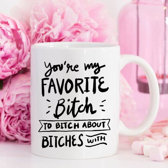 BFFs Funny Mug - You're My Favorite Bitch To Bitch.