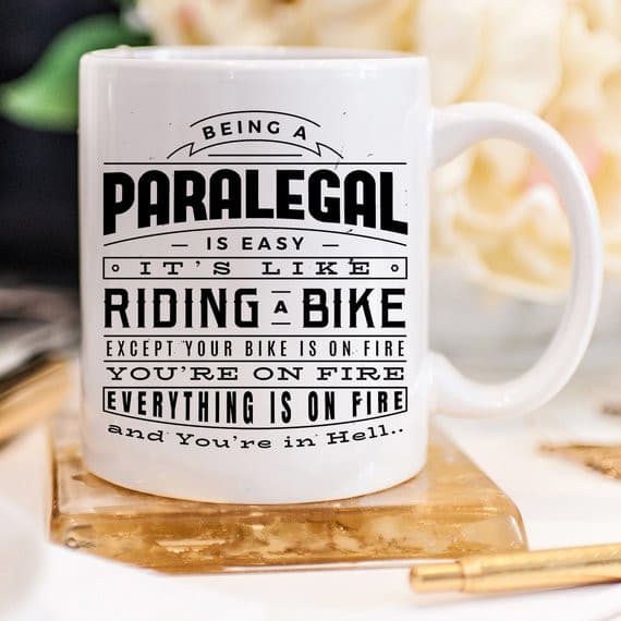 Being A Paralegal Is Easy - Paralegal Coffee Mug,.