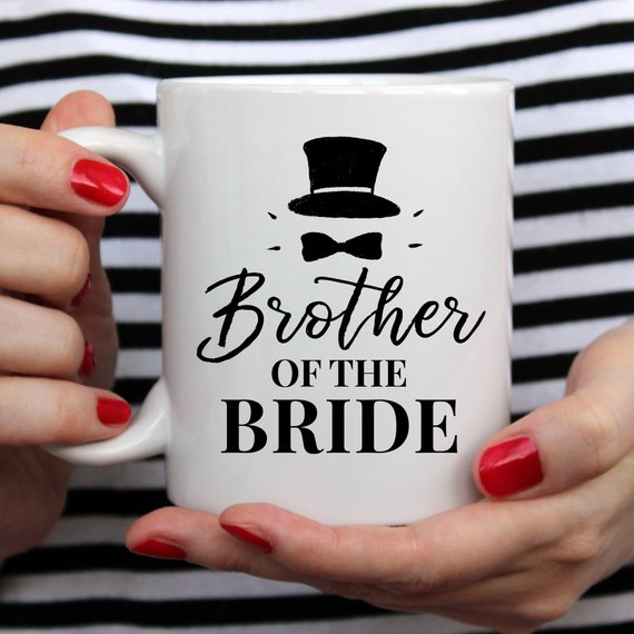 Coffee Mug, Brother Of The Bride, Top Hat,  Tea,.