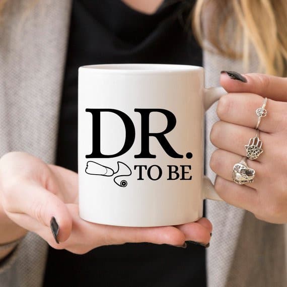 Dr. To Be Mug, Medical School Gifts, Medical.