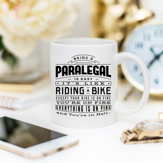 Being A Paralegal Is Easy - Paralegal Coffee Mug,.