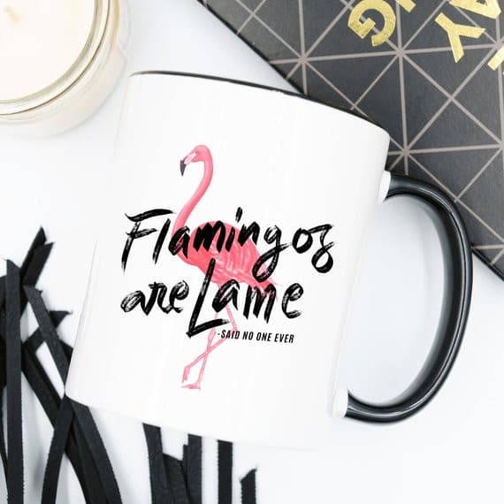 Flamingo Mug, Flamingo Funny Coffee Mug, Funny.