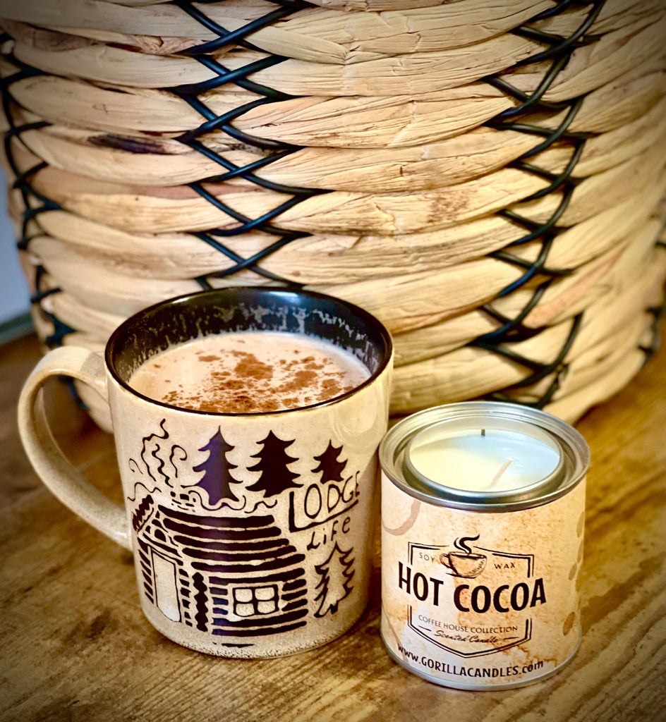 Hot Cocoa Scented Candle.