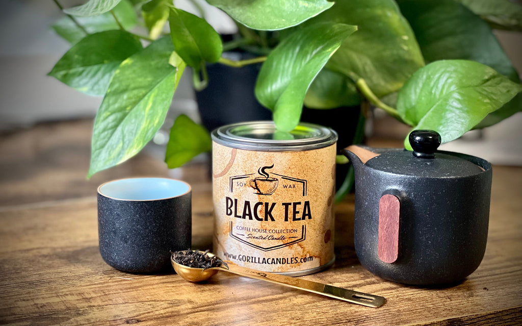 Black Tea Scented Candle.