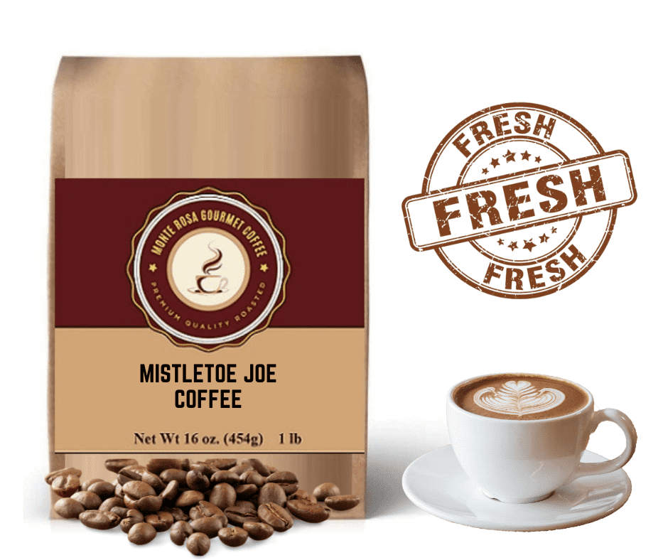 Mistletoe Joe Flavored Coffee.