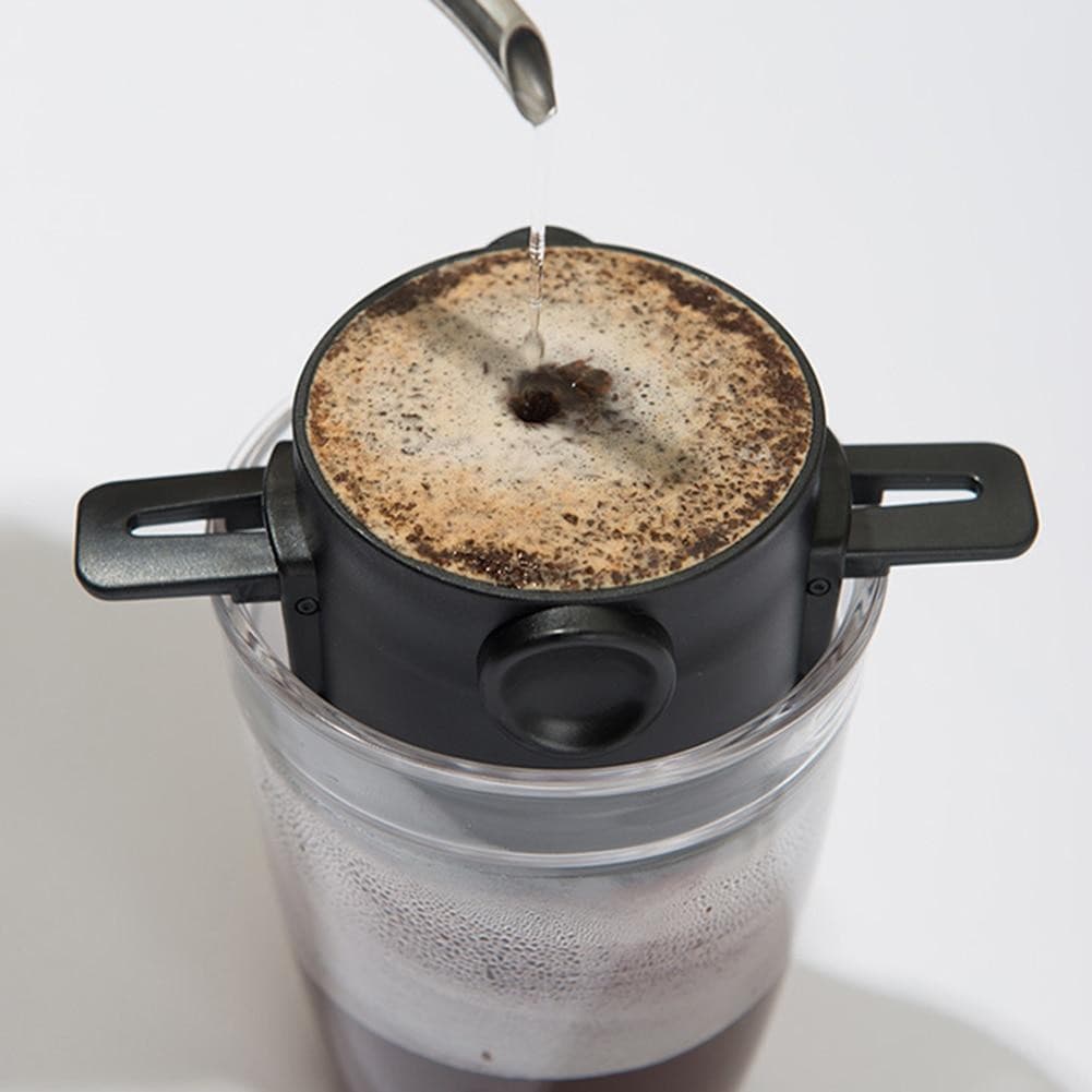 Foldable Reusable Coffee Filter Coffee Maker Mesh Holder Stainless.