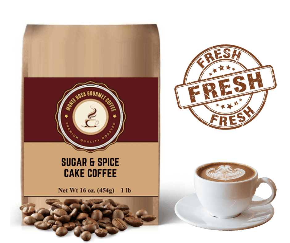 Sugar & Spice Cake Flavored Coffee.