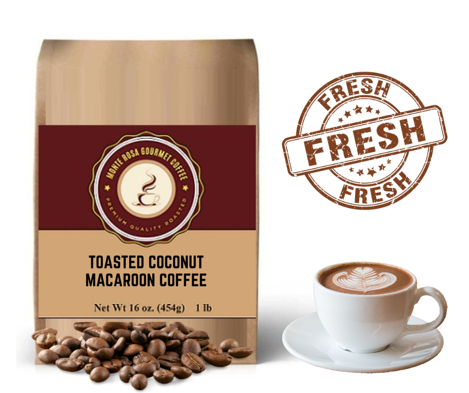 Toasted Coconut Macaroon Flavored Coffee.